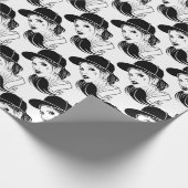 ギャングの女の子 ラッピングペーパー (角)