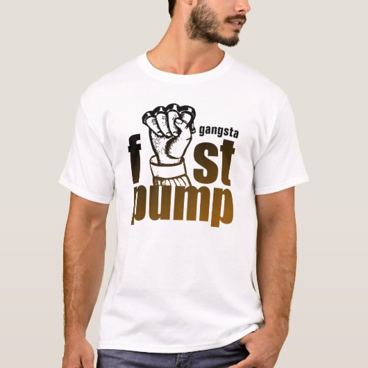 ギャングの握りこぶしポンプ Tシャツ (正面)