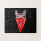 ギャングの猫のフード ジグソーパズル (横)