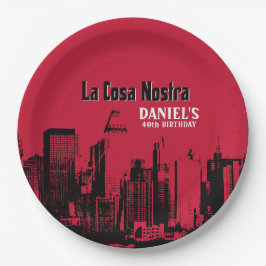 ギャングの誕生日9インチの紙皿 ペーパープレート