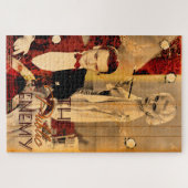 ギャングの金髪の少女 ジグソーパズル (横)