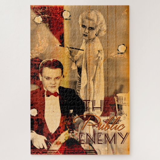 ギャングの金髪の少女 ジグソーパズル (縦)