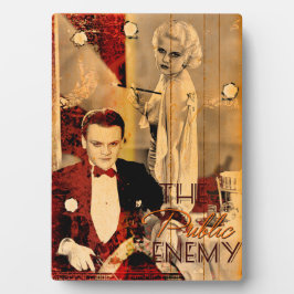 ギャングの金髪の少女 フォトプラーク