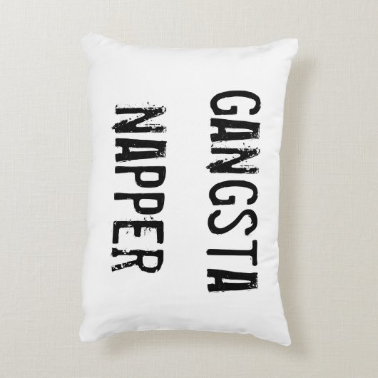ギャングのnapperの枕 アクセントクッション (裏面(縦))