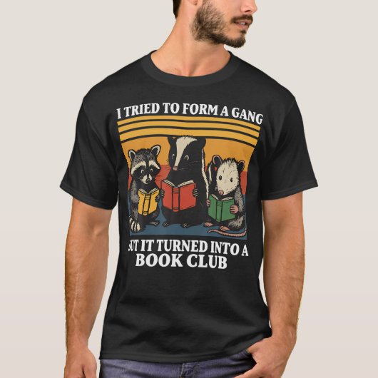 ギャングを結成しようとしたら本の会になっていた件C Tシャツ (正面)