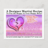 ギャングオブラブヴァレンティーンズデイマルティーニレシピカード ポストカード (正面)