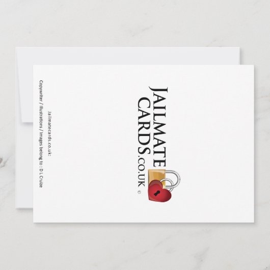 ギャングカード – JAILMATECARDS.CO.UK -誕生日おもしろい サンキューカード (裏面)