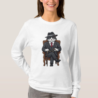 ギャングキティマフィアボス Tシャツ