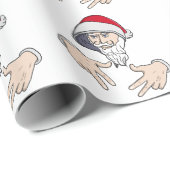 ギャングクールヒップホップハンドサンラップのタクロース ラッピングペーパー (ロールコーナー)