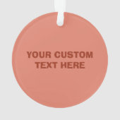 ギャングサンカスタムタオーナメント オーナメント (裏面)