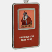 ギャングサンカスタムタオーナメント シルバープレートフレームオーナメント (右)