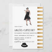 ギャングスアンドフラッパーパーティの招待状 招待状 (正面)
