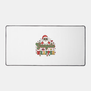 ギャングスタラッパーサンタ クリスマス デスクマット