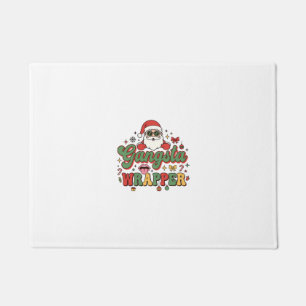 ギャングスタラッパーサンタ クリスマス ドアマット