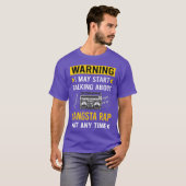 ギャングスタラップラッピングラッパー少年 Tシャツ (正面フル)