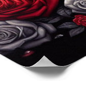 ギャングスターガールヒップホップチカーノアートグラフィック ポスター (角)