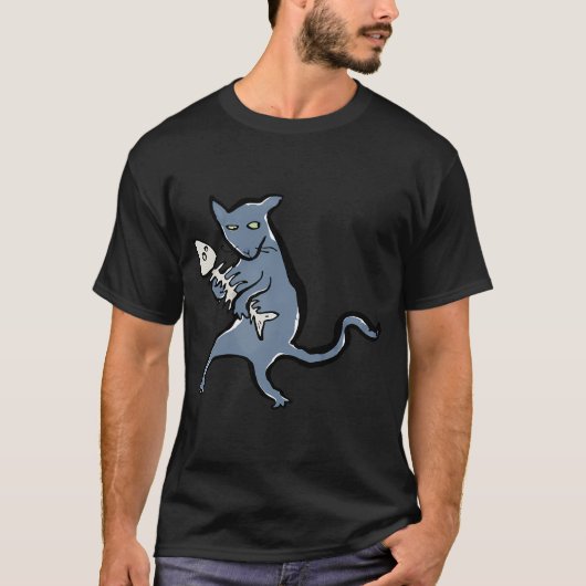 ギャングスター子猫 Tシャツ (正面)