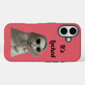 ギャングスター猫サングラス ピンクスマホケース Case-Mate iPhoneケース (裏面 (横))