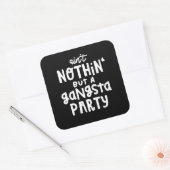 ギャングパーティー90sヒップホップ スクエアシール (封筒)