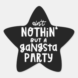 ギャングパーティー90sヒップホップ 星シール