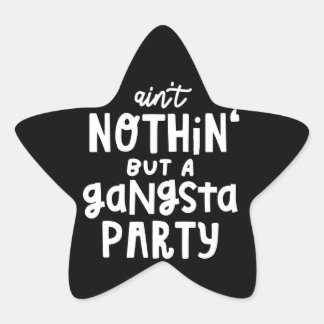 ギャングパーティー90sヒップホップ 星シール