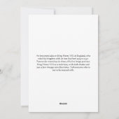 ギャングヘンリーVIII シーズンカード (裏面)