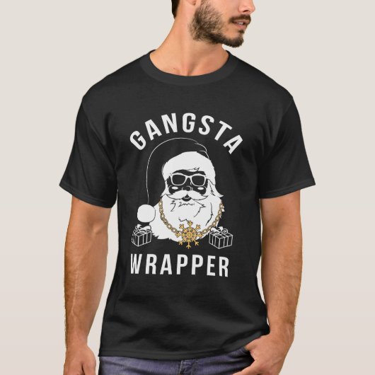 ギャングラッパーギャングスターサンタ Tシャツ (正面)