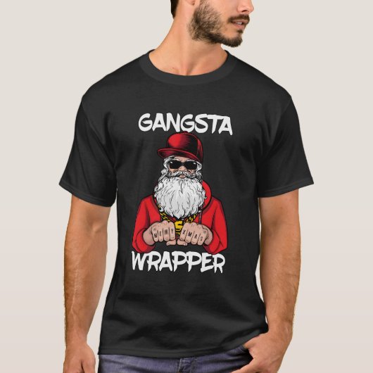 ギャングラッパークリスマスサンタ Tシャツ (正面)