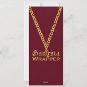 ギャングラッパーハッピーHOLLA日ズクリスマス シーズンカード (裏面)