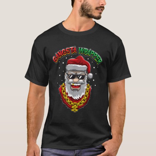 ギャングラッピングからサンタ・クラウス Tシャツ (正面)