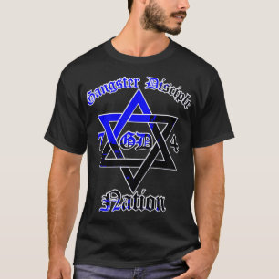 ギャング弟子国家GD 74フォークGDN Tシャツ
