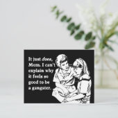 ギャング感じのギャングになるのが良い ポストカード (スタンド正面)