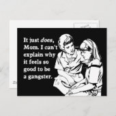 ギャング感じのギャングになるのが良い ポストカード (正面/裏面)