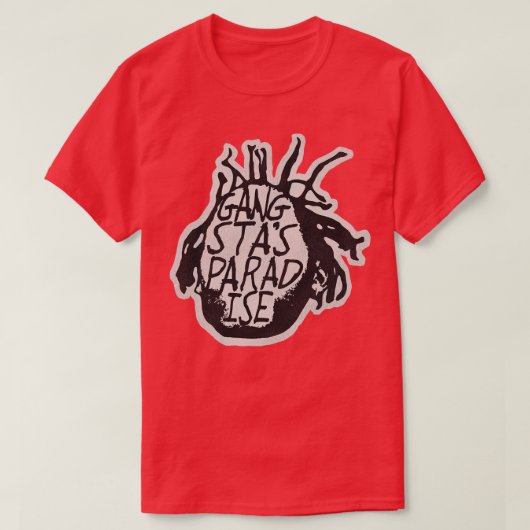 ギャング楽園 Tシャツ (デザイン正面)