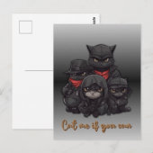 ギャング猫のポストカード | 俺をコケにしろ ポストカード (正面/裏面)