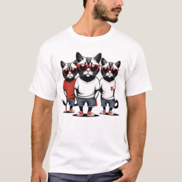 ギャング猫 Tシャツ