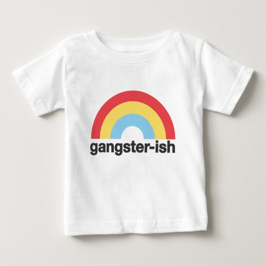 ギャング風のオンシー ベビーTシャツ (正面)