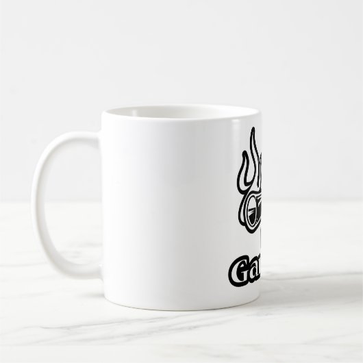 ギャング-ギャングリボルバー銃のピストル コーヒーマグカップ (左)