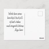 ギャング – ハッピーバースデーおもしろい、カスタマイズ可能 ポストカード (裏面)