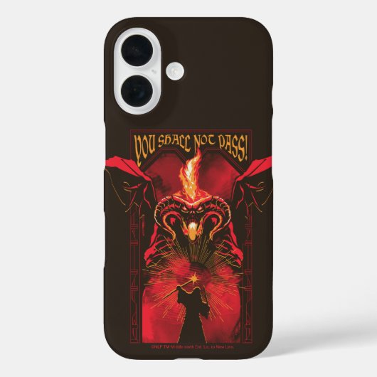 ギャンダルフ™ VS バルログ「通さない」グラフィック Case-Mate iPhoneケース (裏面)