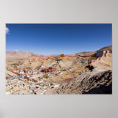 ギャンツェとパルチョ修道院の空中表示 – チベット ポスター (正面)