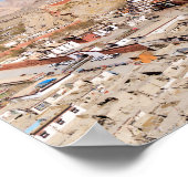 ギャンツェとパルチョ修道院の空中表示 – チベット ポスター (角)