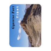 ギャンツェ・ゾン要塞 - チベット マグネット (縦)