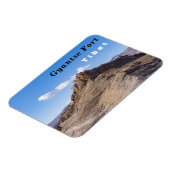 ギャンツェ・ゾン要塞 - チベット マグネット (左側)