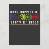 ギャンブおもしろいラーユーモアビンゴプレーヤー ポストカード (正面)