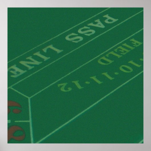 ギャンブラーズクラプステーブルラッピング紙デザイン ポスター (正面)