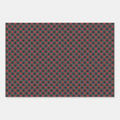 ギャンブラートランプのポーカー遊プレイヤーのカードはグレーにスーツ ラッピングペーパーシート (正面)