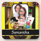 ギャンブルパーソナライズされたー コースター (正面)