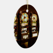 ギャンブルマシン ワンアームバンディット マネー ラスベガス セラミックオーナメント (右)