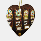 ギャンブルマシン ワンアームバンディット マネー ラスベガス セラミックオーナメント (左)